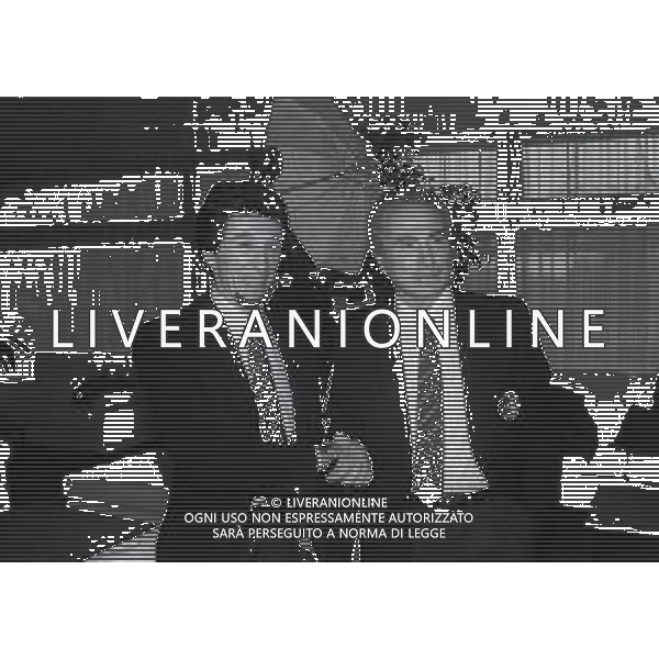 RETROSPETTIVA AZEGLIO VICINI ALLENATORE NAZIONALE ITALIA CALCIO NELLA FOTO AZEGLIO VICINI NELL\'ANNO 1987 CON LUCA FUSI AG ALDO LIVERANI SAS 