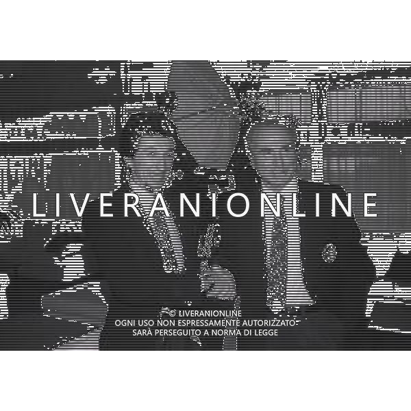 RETROSPETTIVA AZEGLIO VICINI ALLENATORE NAZIONALE ITALIA CALCIO NELLA FOTO AZEGLIO VICINI NELL\'ANNO 1987 CON LUCA FUSI AG ALDO LIVERANI SAS 