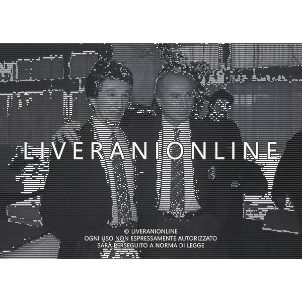 RETROSPETTIVA AZEGLIO VICINI ALLENATORE NAZIONALE ITALIA CALCIO NELLA FOTO AZEGLIO VICINI NELL\'ANNO 1987 CON LUCA FUSI AG ALDO LIVERANI SAS 