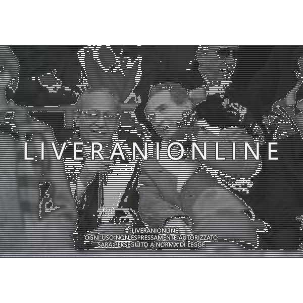 RETROSPETTIVA AZEGLIO VICINI ALLENATORE NAZIONALE ITALIA CALCIO NELLA FOTO AZEGLIO VICINI NELL\'ANNO 1987 CON VIRGINIO ROGNONI AG ALDO LIVERANI SAS