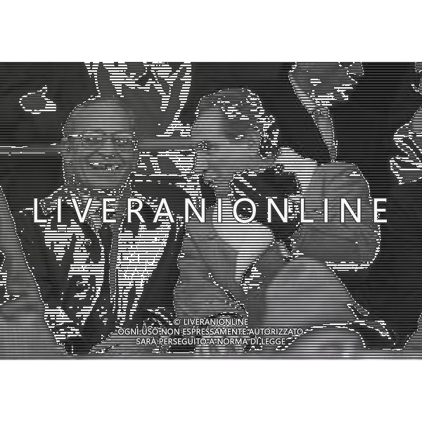 RETROSPETTIVA AZEGLIO VICINI ALLENATORE NAZIONALE ITALIA CALCIO NELLA FOTO AZEGLIO VICINI NELL\'ANNO 1987 CON VIRGINIO ROGNONI AG ALDO LIVERANI SAS