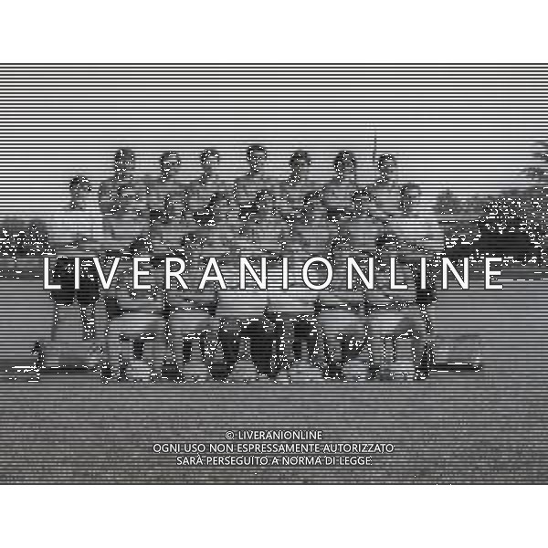 RETROSPETTIVA NAZIONALE ITALIANA 1988 NELLA FOTO LA FORMAZIONE DELLA NAZIONALE ITALIANA 1988 A MILANELLO AG ALDO LIVERANI SAS
