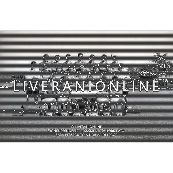 RETROSPETTIVA NAZIONALE ITALIANA 1988 NELLA FOTO LA FORMAZIONE DELLA NAZIONALE ITALIANA 1988 A MILANELLO AG ALDO LIVERANI SAS