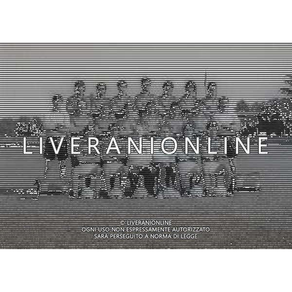 RETROSPETTIVA NAZIONALE ITALIANA 1988 NELLA FOTO LA FORMAZIONE DELLA NAZIONALE ITALIANA 1988 A MILANELLO AG ALDO LIVERANI SAS