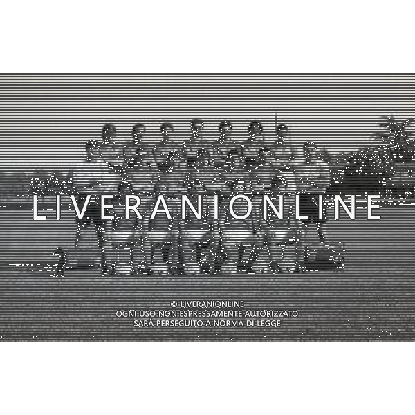 RETROSPETTIVA NAZIONALE ITALIANA 1988 NELLA FOTO LA FORMAZIONE DELLA NAZIONALE ITALIANA 1988 A MILANELLO AG ALDO LIVERANI SAS