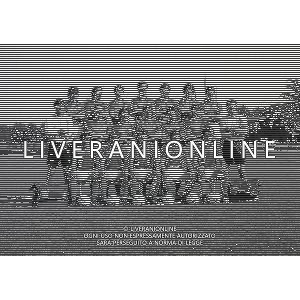 RETROSPETTIVA NAZIONALE ITALIANA 1988 NELLA FOTO LA FORMAZIONE DELLA NAZIONALE ITALIANA 1988 A MILANELLO AG ALDO LIVERANI SAS