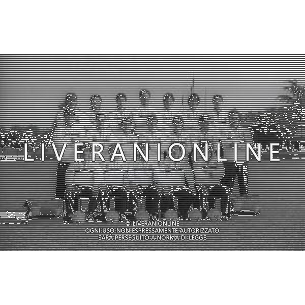 RETROSPETTIVA NAZIONALE ITALIANA 1988 NELLA FOTO LA FORMAZIONE DELLA NAZIONALE ITALIANA 1988 A MILANELLO AG ALDO LIVERANI SAS