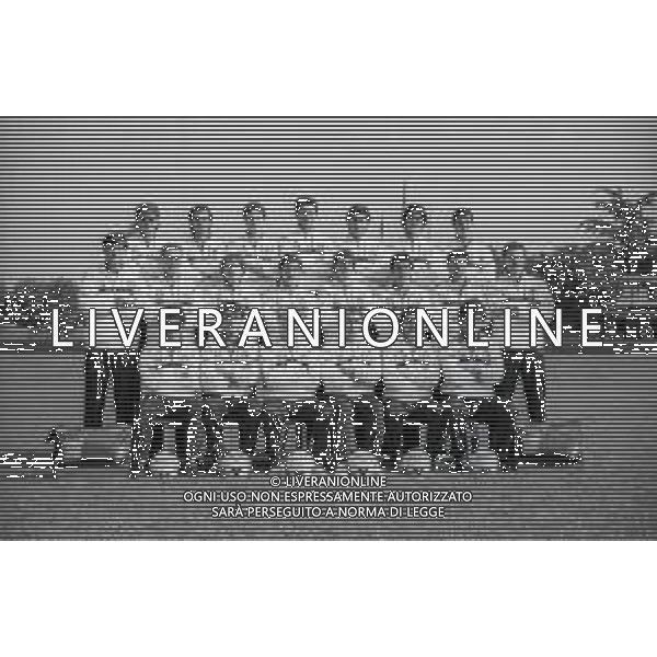 RETROSPETTIVA NAZIONALE ITALIANA 1988 NELLA FOTO LA FORMAZIONE DELLA NAZIONALE ITALIANA 1988 A MILANELLO AG ALDO LIVERANI SAS