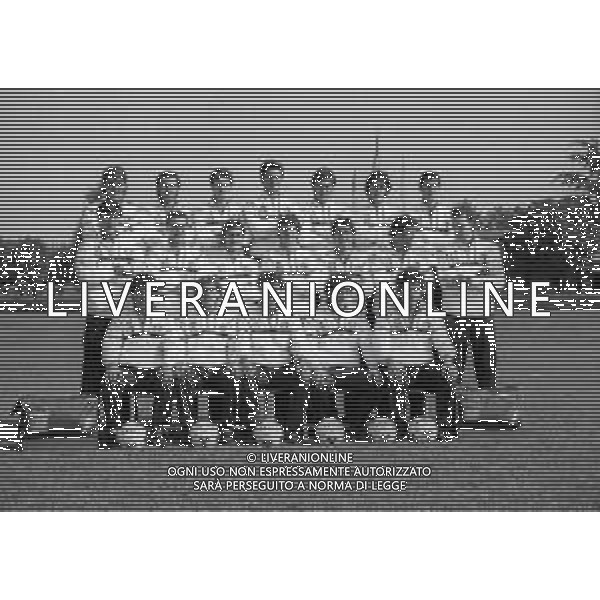 RETROSPETTIVA NAZIONALE ITALIANA 1988 NELLA FOTO LA FORMAZIONE DELLA NAZIONALE ITALIANA 1988 A MILANELLO AG ALDO LIVERANI SAS