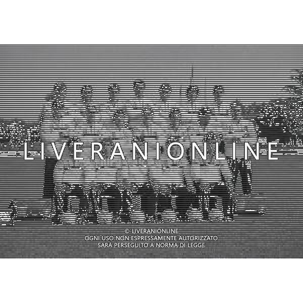 RETROSPETTIVA NAZIONALE ITALIANA 1988 NELLA FOTO LA FORMAZIONE DELLA NAZIONALE ITALIANA 1988 A MILANELLO AG ALDO LIVERANI SAS