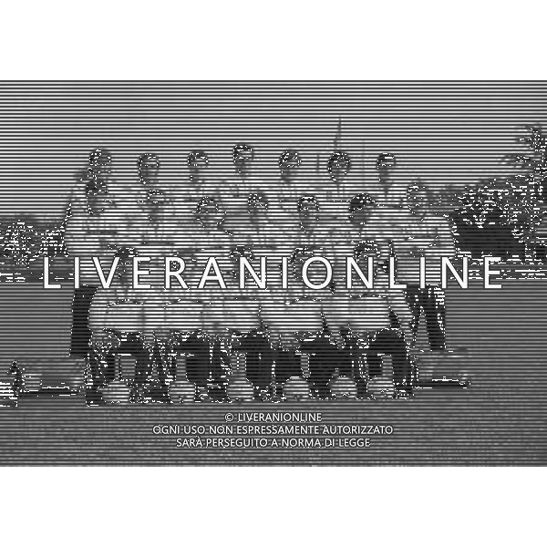 RETROSPETTIVA NAZIONALE ITALIANA 1988 NELLA FOTO LA FORMAZIONE DELLA NAZIONALE ITALIANA 1988 A MILANELLO AG ALDO LIVERANI SAS