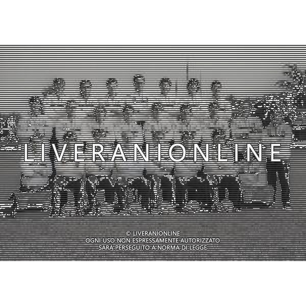 RETROSPETTIVA NAZIONALE ITALIANA 1988 NELLA FOTO LA FORMAZIONE DELLA NAZIONALE ITALIANA 1988 A MILANELLO AG ALDO LIVERANI SAS