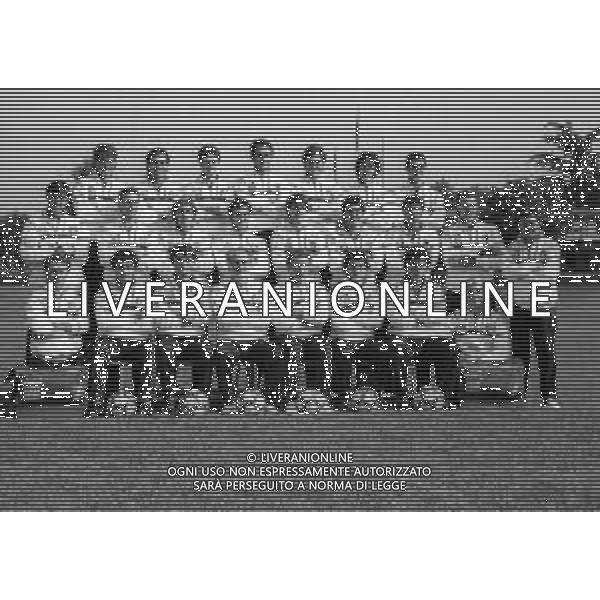 RETROSPETTIVA NAZIONALE ITALIANA 1988 NELLA FOTO LA FORMAZIONE DELLA NAZIONALE ITALIANA 1988 A MILANELLO AG ALDO LIVERANI SAS
