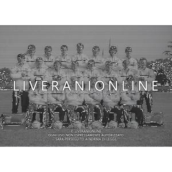 RETROSPETTIVA NAZIONALE ITALIANA 1988 NELLA FOTO LA FORMAZIONE DELLA NAZIONALE ITALIANA 1988 A MILANELLO AG ALDO LIVERANI SAS