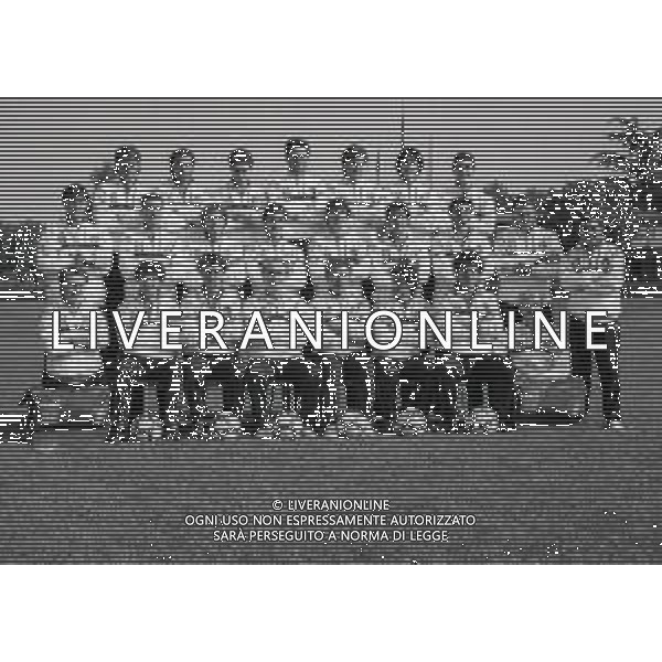 RETROSPETTIVA NAZIONALE ITALIANA 1988 NELLA FOTO LA FORMAZIONE DELLA NAZIONALE ITALIANA 1988 A MILANELLO AG ALDO LIVERANI SAS