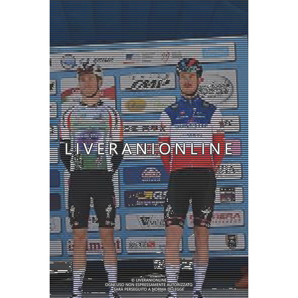 23-03-2022 Settimana Internazionale Coppi E Bartali; Tappa 02 Riccione - Longiano; 2022, Quick Step - Alpha Vinyl; Schmid, Mauro; Cavagna, Remi; Riccione; ©SIROTTI/AGENZIA ALDO LIVERANI SAS
