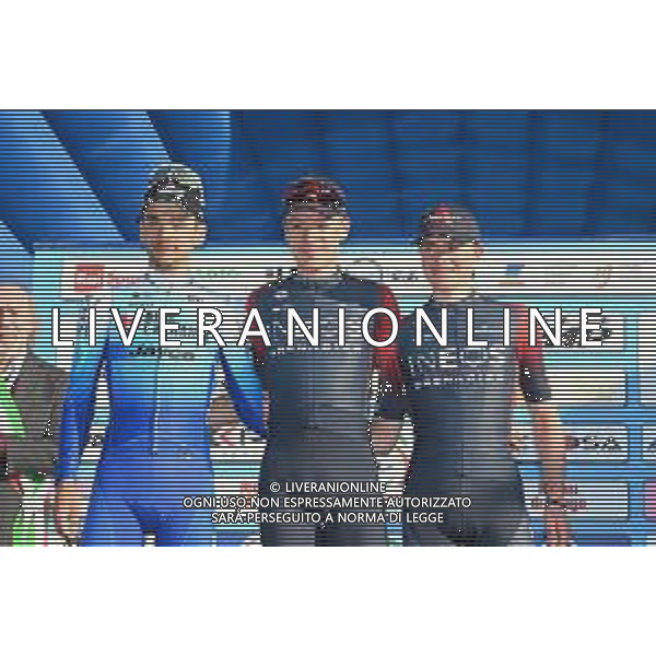 23-03-2022 Settimana Internazionale Coppi E Bartali; Tappa 02 Riccione - Longiano; 2022, Ineos - Grenadiers; 2022, Bikeexchange - Jayco; Hayter, Ethan; Tulett, Ben; Sobrero, Matteo; Longiano; FOTO STEFANO SIROTTI-AG ALDO LIVERANI SAS