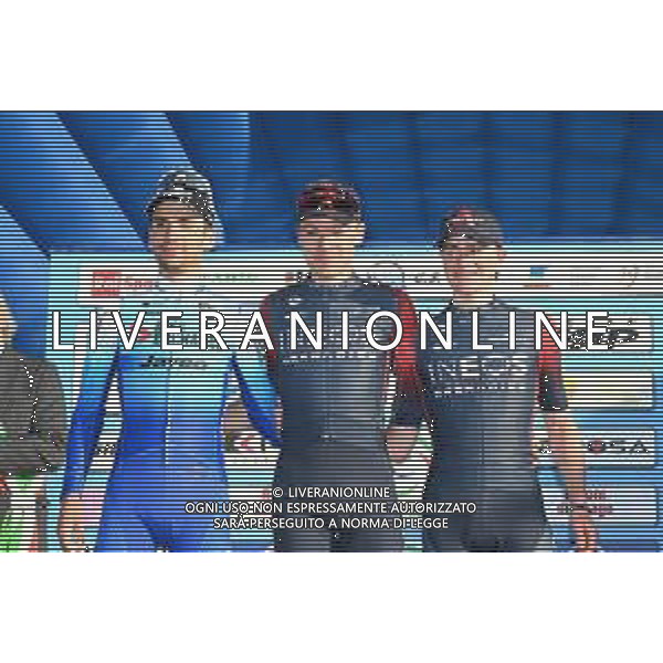 23-03-2022 Settimana Internazionale Coppi E Bartali; Tappa 02 Riccione - Longiano; 2022, Ineos - Grenadiers; 2022, Bikeexchange - Jayco; Hayter, Ethan; Tulett, Ben; Sobrero, Matteo; Longiano; FOTO STEFANO SIROTTI-AG ALDO LIVERANI SAS