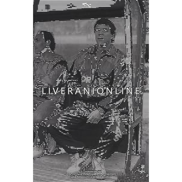 RETROSPETTIVA OTTO REHHAGEL ALLENATORE WERDER BREMA NELLA FOTO OTTO REHHAGEL ALLENATORE WERDER BREMA NELL\'ANNO 1989-1990 AG ALDO LIVERANI SAS