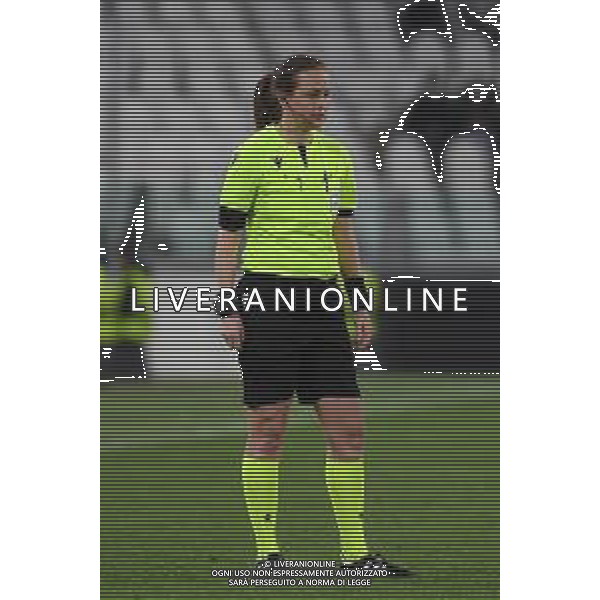 Torino 23.03.2022 Stadio Allianz Stadium ©Manuela Viganti/Agenzia Aldo Liverani Juventus vs Olimpique Lione Quarti di finale Champions League Women\'s 2021/2022 Nella foto: cheryl foster arbitro ©VIGANTI/AGENZIA ALDO LIVERANI SAS
