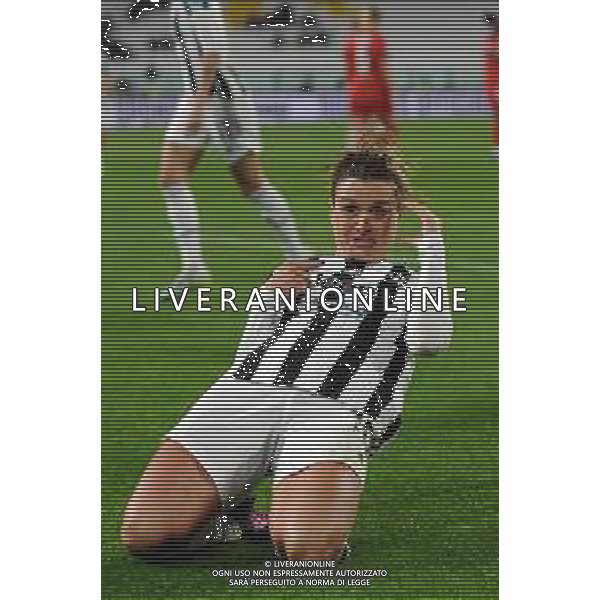 Torino 23.03.2022 Stadio Allianz Stadium ©Manuela Viganti/Agenzia Aldo Liverani Juventus vs Olimpique Lione Quarti di finale Champions League Women\'s 2021/2022 Nella foto: esultanza di cristiana girelli ©VIGANTI/AGENZIA ALDO LIVERANI SAS
