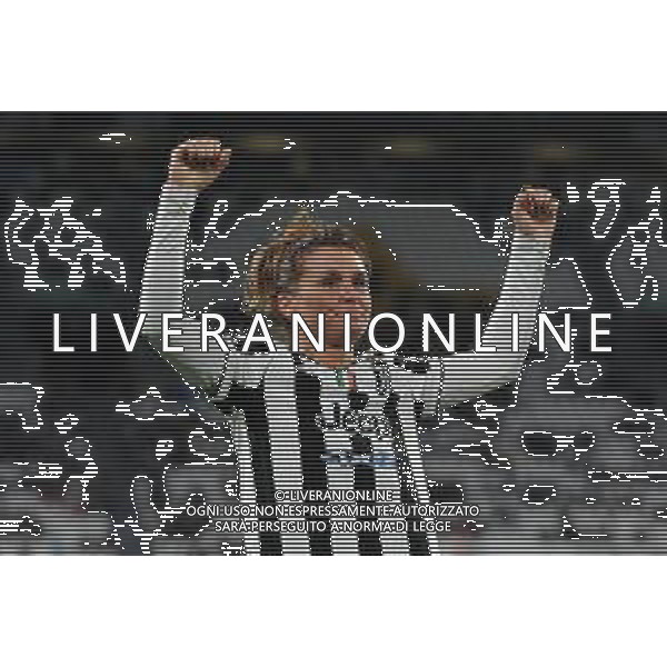 Torino 23.03.2022 Stadio Allianz Stadium ©Manuela Viganti/Agenzia Aldo Liverani Juventus vs Olimpique Lione Quarti di finale Champions League Women\'s 2021/2022 Nella foto: esultanza di cristiana girelli ©VIGANTI/AGENZIA ALDO LIVERANI SAS