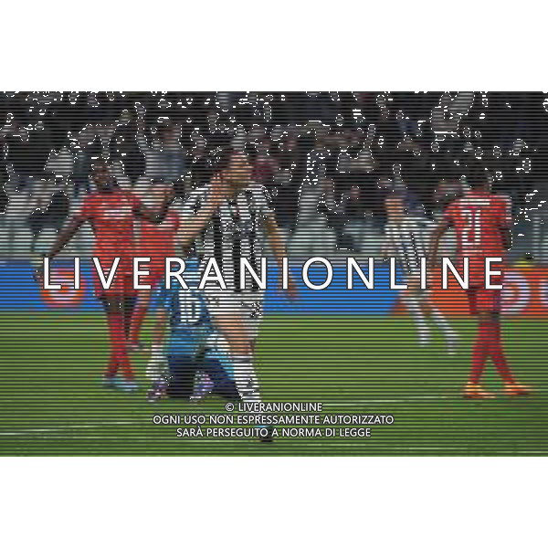 Torino 23.03.2022 Stadio Allianz Stadium ©Manuela Viganti/Agenzia Aldo Liverani Juventus vs Olimpique Lione Quarti di finale Champions League Women\'s 2021/2022 Nella foto: esultanza di agnese bonfantini ©VIGANTI/AGENZIA ALDO LIVERANI SAS