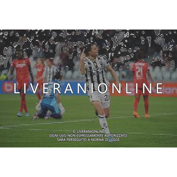 Torino 23.03.2022 Stadio Allianz Stadium ©Manuela Viganti/Agenzia Aldo Liverani Juventus vs Olimpique Lione Quarti di finale Champions League Women\'s 2021/2022 Nella foto: esultanza di agnese bonfantini ©VIGANTI/AGENZIA ALDO LIVERANI SAS