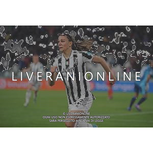Torino 23.03.2022 Stadio Allianz Stadium ©Manuela Viganti/Agenzia Aldo Liverani Juventus vs Olimpique Lione Quarti di finale Champions League Women\'s 2021/2022 Nella foto: esultanza di agnese bonfantini ©VIGANTI/AGENZIA ALDO LIVERANI SAS