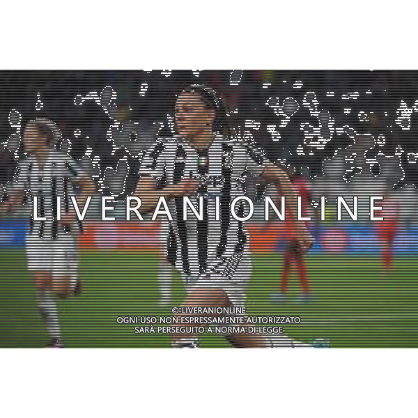 Torino 23.03.2022 Stadio Allianz Stadium ©Manuela Viganti/Agenzia Aldo Liverani Juventus vs Olimpique Lione Quarti di finale Champions League Women\'s 2021/2022 Nella foto: esultanza di agnese bonfantini ©VIGANTI/AGENZIA ALDO LIVERANI SAS