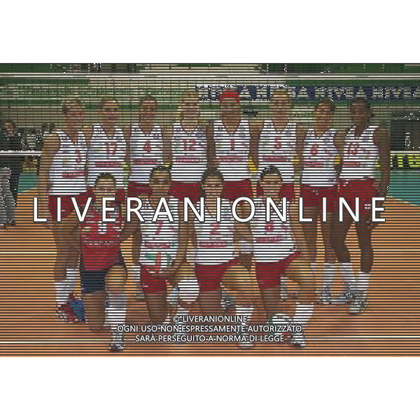 Siena 08/10/2005 Despar Perugia Volley Nella foto: La squadra della Despar Perugia.* Ph Gianni Nucci/Agenzia Aldo Liverani