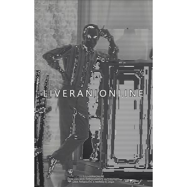 RETROSPETTIVA DON LURIO PSEUDONIMO DI DONALD BENJAMIN LURIO COREOGRAFO-BALLERINO-CANTANTE E ATTORE NELLA FOTO DON LURIO A ROMA NELL\'ANNO 1967 AG ALDO LIVERANI SAS