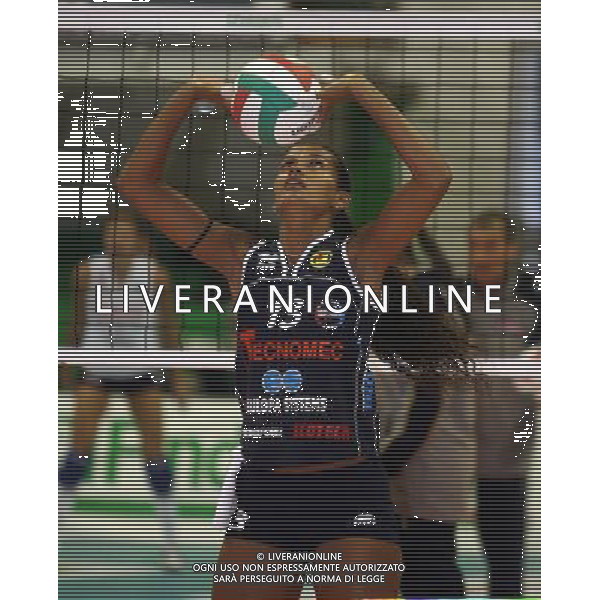 Siena 08/10/2005 Tecnomec Europa Systems Forlì Volley Nella foto: De Carvalho Flavia Dias.* Ph Gianni Nucci/Agenzia Aldo Liverani