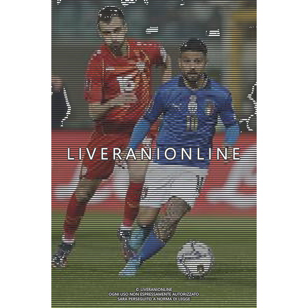 ITALIA - MACEDONIA del Nord Gara 1 di Playoff per FIFA World Cup Qatar 2022 del 24/03/2022 - nella foto: Insigne Lorenzo(Italia) ©Claudio Zamagni/Agenzia Aldo Liverani /AGENZIA ALDO LIVERANI SAS