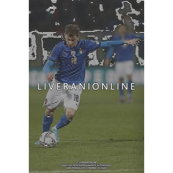 ITALIA - MACEDONIA del Nord Gara 1 di Playoff per FIFA World Cup Qatar 2022 del 24/03/2022 - nella foto: nicolo\' barella (Italia)- ©Claudio Zamagni/Agenzia Aldo Liverani /AGENZIA ALDO LIVERANI SAS