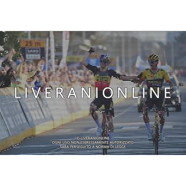 25-03-2022 E3 Harelbeke; 2022, Jumbo - Visma; Van Aert, Wout; Laporte, Christophe; Harelbeke; ©SIROTTI/AGENZIA ALDO LIVERANI SAS