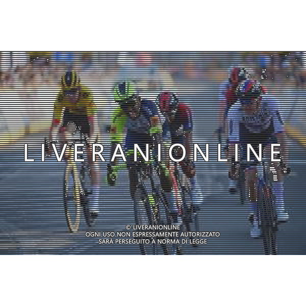 25-03-2022 E3 Harelbeke; 2022, Bahrain - Victorious; 2022, Intermarche - Wanty Gobert; Mohoric, Matej; Grmay Hailu, Biniam; Harelbeke; ©SIROTTI/AGENZIA ALDO LIVERANI SAS
