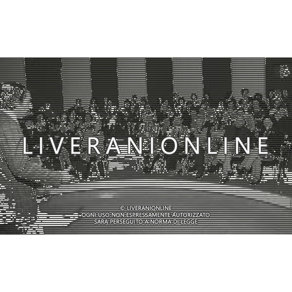 1970-1974 MILANO TRASMISSIONE TELEVISIVA “ RISCHIATUTTO“ NELLA FOTO MIKE BONGIORNO AG ALDO LIVERANI SAS