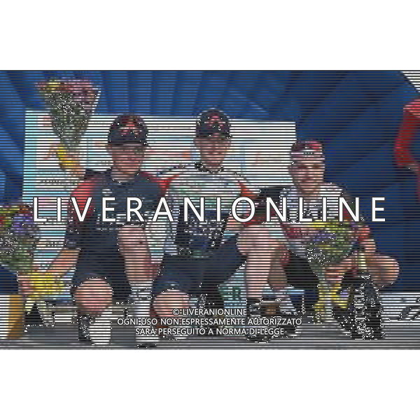 26-03-2022 Settimana Internazionale Coppi E Bartali; Tappa 05 Casalguidi - Cantagrillo; 2022, Ineos - Grenadiers; 2022, Uae Emirates; Dunbar, Eddie; Tulett, Ben; Hirschi, Marc; Cantagrillo; ©SIROTTI/AGENZIA ALDO LIVERANI SAS
