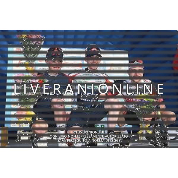 26-03-2022 Settimana Internazionale Coppi E Bartali; Tappa 05 Casalguidi - Cantagrillo; 2022, Ineos - Grenadiers; 2022, Uae Emirates; Dunbar, Eddie; Tulett, Ben; Hirschi, Marc; Cantagrillo; ©SIROTTI/AGENZIA ALDO LIVERANI SAS