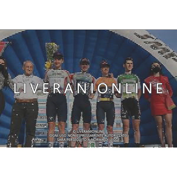 26-03-2022 Settimana Internazionale Coppi E Bartali; Tappa 05 Casalguidi - Cantagrillo; 2022, Ineos - Grenadiers; 2022, Biesse - Carrera; Dunbar, Eddie; Hayter, Ethan; Tulett, Ben; Garosio, Andrea; Amici, Adriano; Cantagrillo; ©SIROTTI/AGENZIA ALDO LIVERANI SAS
