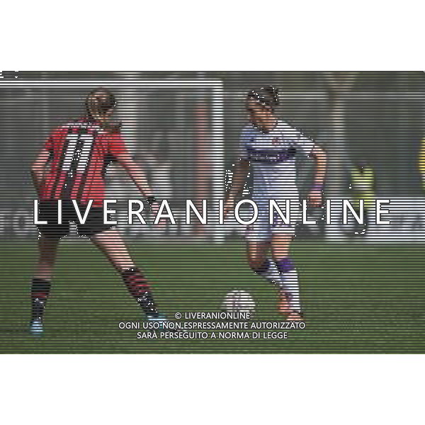 © TVRG Veronica Boquete (Fiorentina) Milan Women vs Fiorentina Femminile Serie A femminile - 18a giornata Milano 27-03-2022 Centro sportivo Peppino Vismara foto Roberto Garavaglia/ag. Aldo Liverani sas