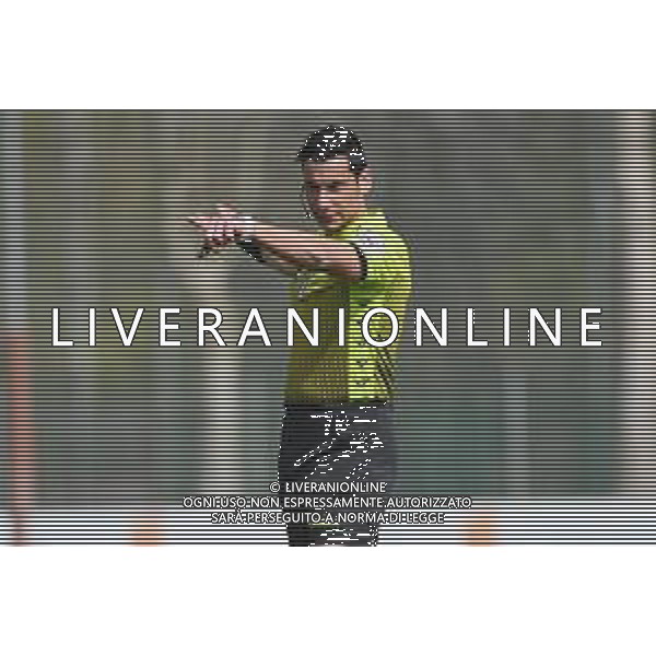 © TVRG l\'arbitro Mario Saia di Palermo Milan Women vs Fiorentina Femminile Serie A femminile - 18a giornata Milano 27-03-2022 Centro sportivo Peppino Vismara foto Roberto Garavaglia/ag. Aldo Liverani sas