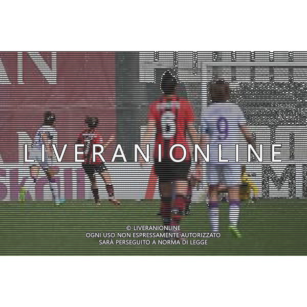 © TVRG Valentina Bergamaschi (Milan) segna il gol dell\'1 a 0 Milan Women vs Fiorentina Femminile Serie A femminile - 18a giornata Milano 27-03-2022 Centro sportivo Peppino Vismara foto Roberto Garavaglia/ag. Aldo Liverani sas