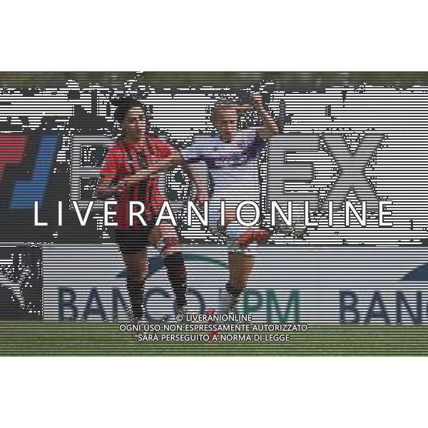 © TVRG Martina Piemonte (Milan) e Stephanie Breitner (Fiorentina) Milan Women vs Fiorentina Femminile Serie A femminile - 18a giornata Milano 27-03-2022 Centro sportivo Peppino Vismara foto Roberto Garavaglia/ag. Aldo Liverani sas