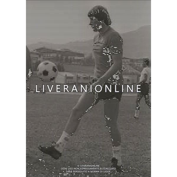1982 ALLENAMENTO BOLOGNA CALCIO NELLA FOTO GIANCARLO GALDIOLO AG ALDO LIVERANI SAS