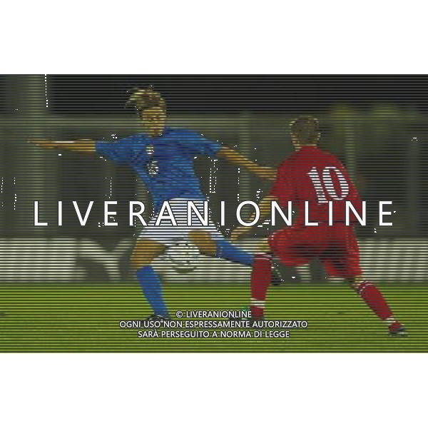 Rieti 11/10/2005 Italia-Moldova Under 21 nella foto: GALLOPPA-CALINCOV foto Bellini / Ag.Aldo Liverani