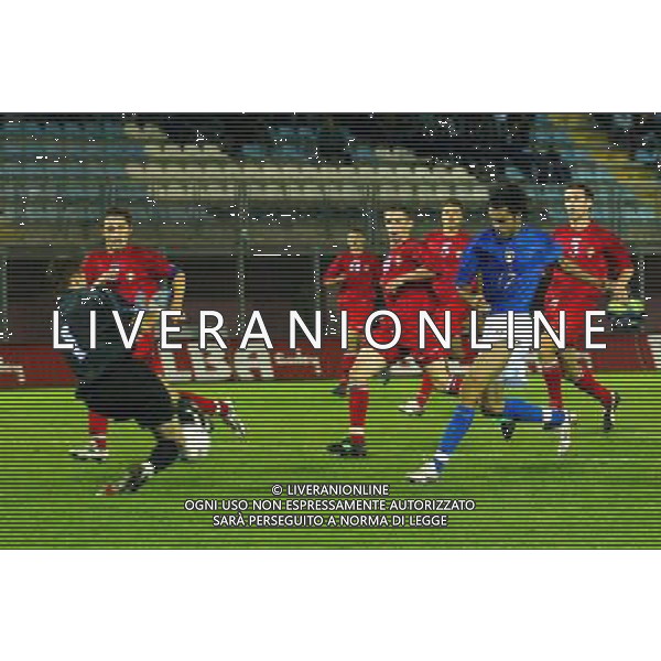 Rieti 11/10/2005 Italia-Moldova Under 21 nella foto: GOL Raffaele PALLADINO 1-0 foto Bellini / Ag.Aldo Liverani