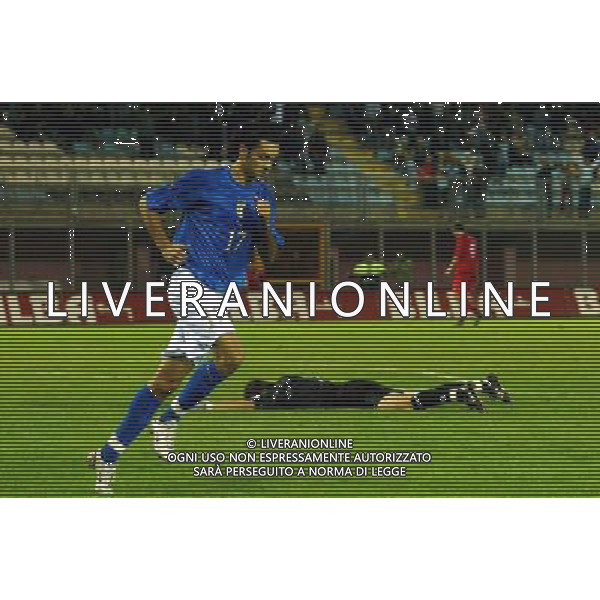 Rieti 11/10/2005 Italia-Moldova Under 21 nella foto: Dopo GOL PALLADINO 1-0 foto Bellini / Ag.Aldo Liverani