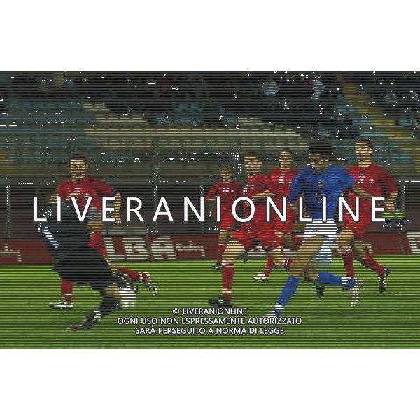 Rieti 11/10/2005 Italia-Moldova Under 21 nella foto: GOL PALLADINO 1-0 foto Bellini / Ag.Aldo Liverani